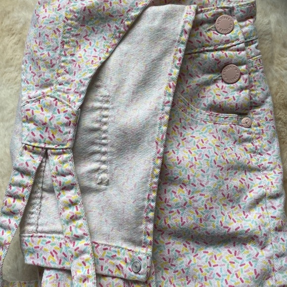 Ice Cream Sprinkles Overall Shorts - Picture 9 of 9
